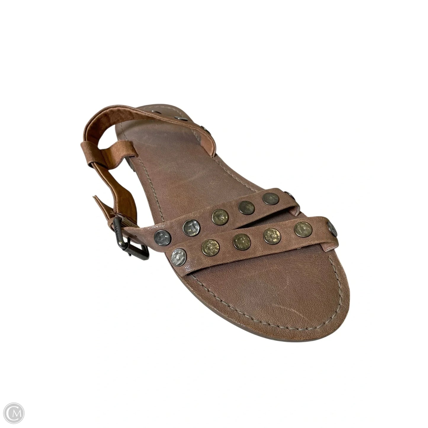 Sandals Designer By Frye In Brown, Size: 10