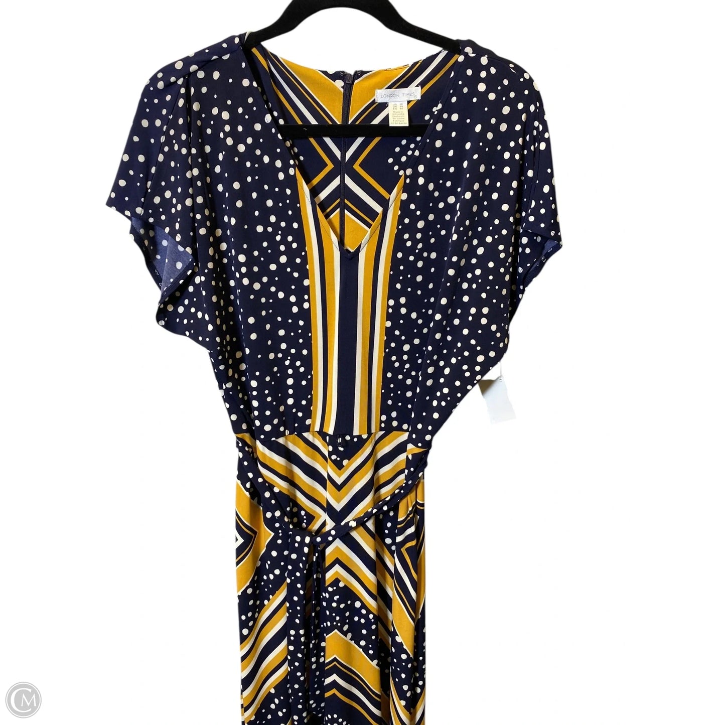 Dress Casual Midi By London In Multi-colored, Size: 10