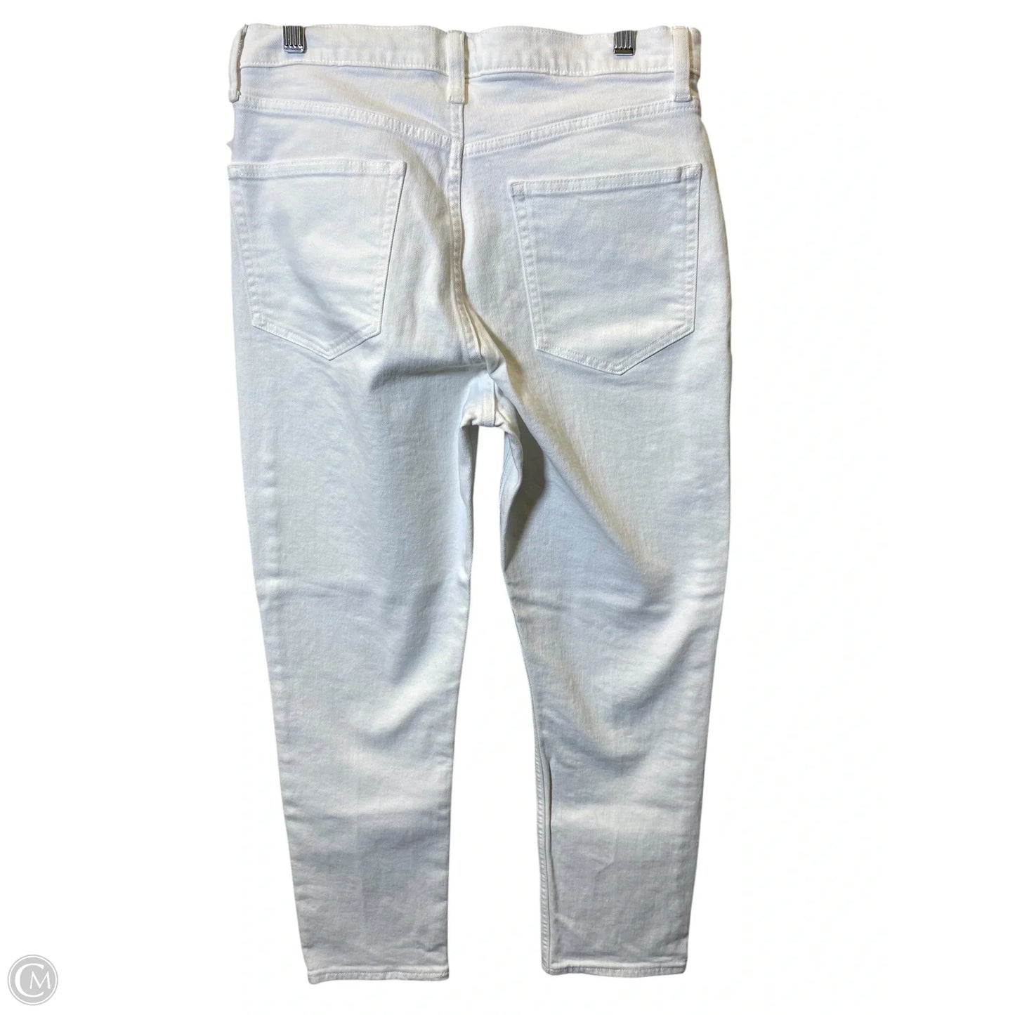 Jeans Skinny By Gap In White, Size: 12