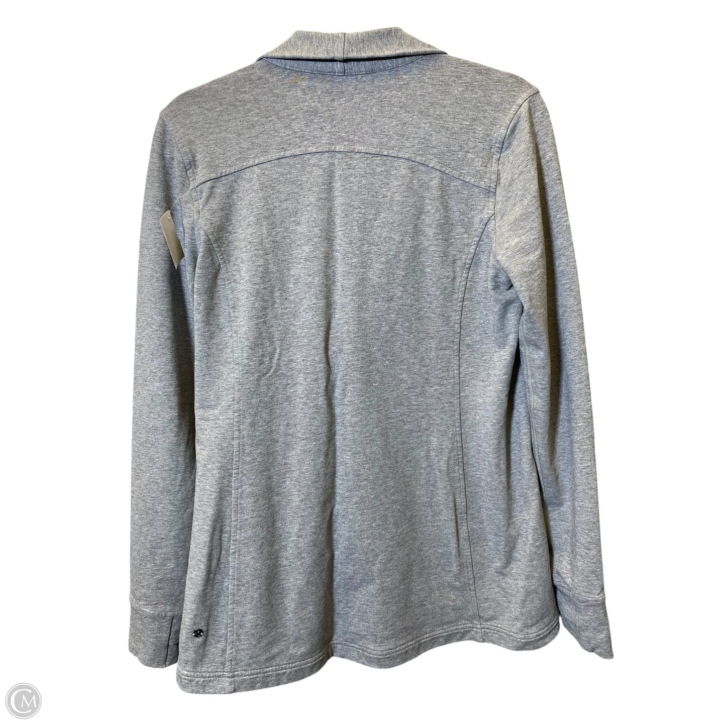 Athletic Jacket By Lululemon In Grey, Size: M