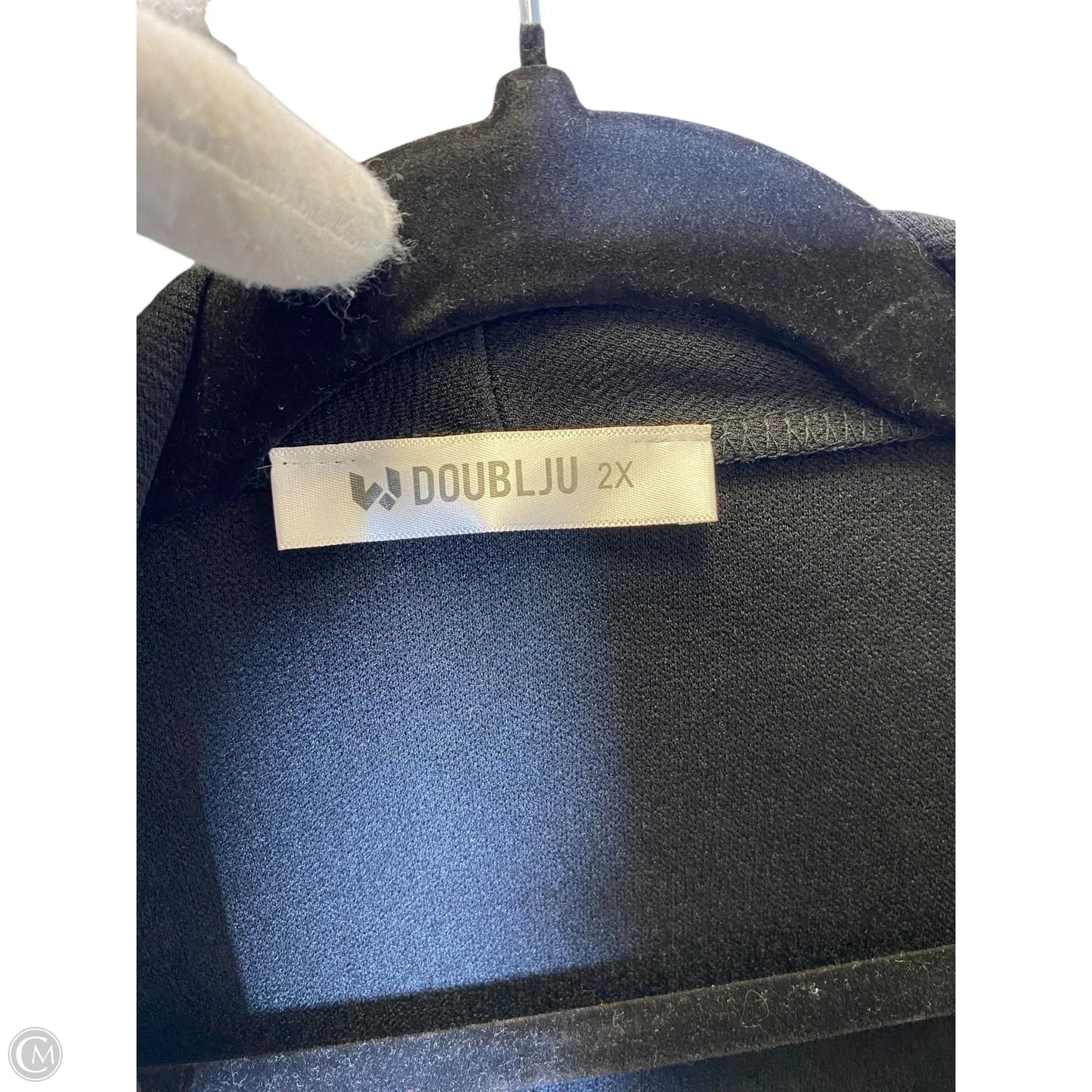 Blazer By Clothes Mentor In Black, Size: 2x