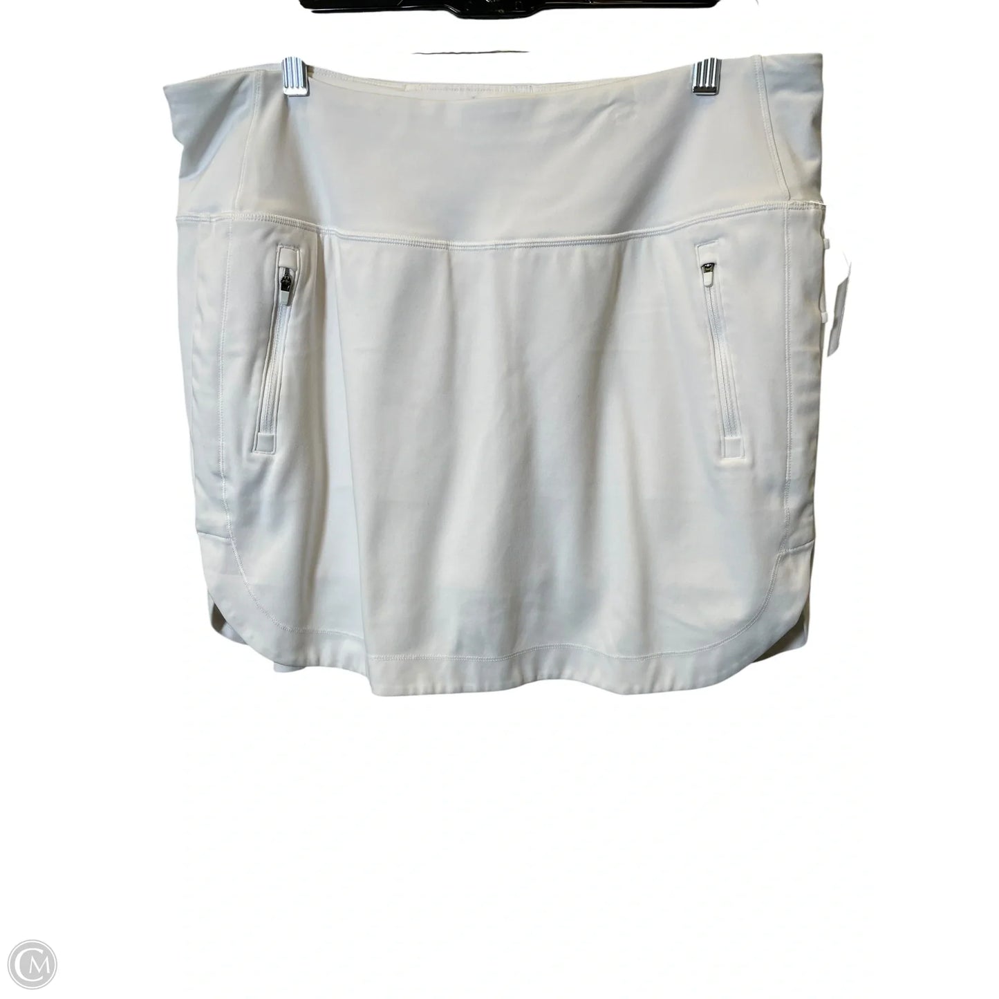 Athletic Skort By Athleta In White, Size: Xl