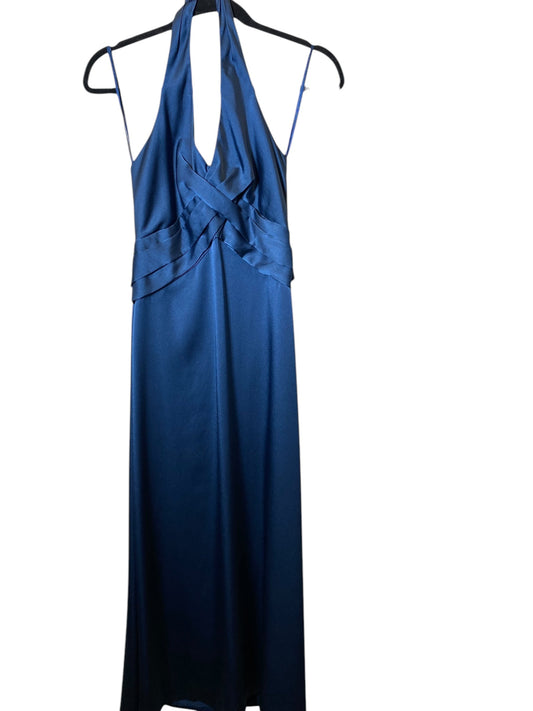 Dress Party Long By Bcbgmaxazria In Blue, Size: Xs