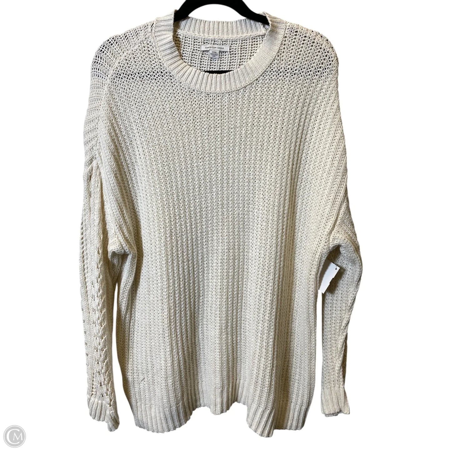 Sweater By American Eagle In Cream, Size: S