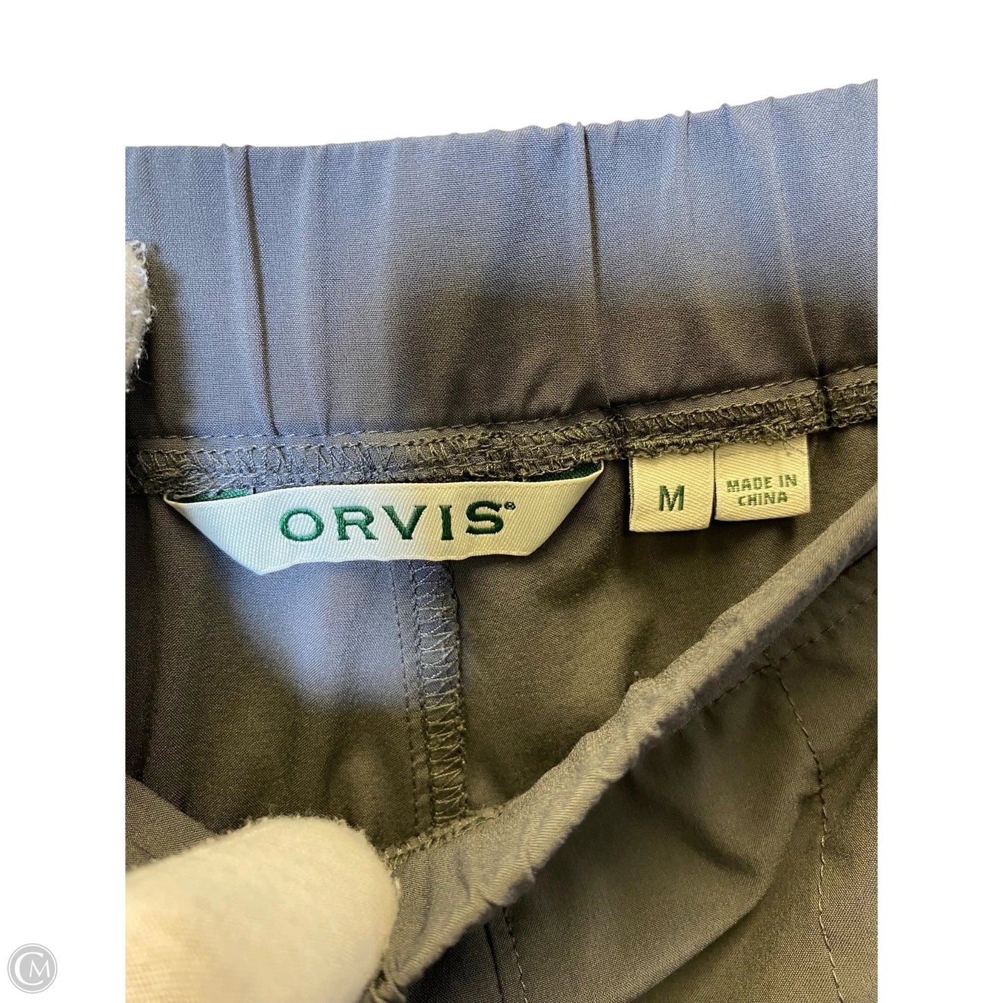 Athletic Pants By Orvis In Grey, Size: M
