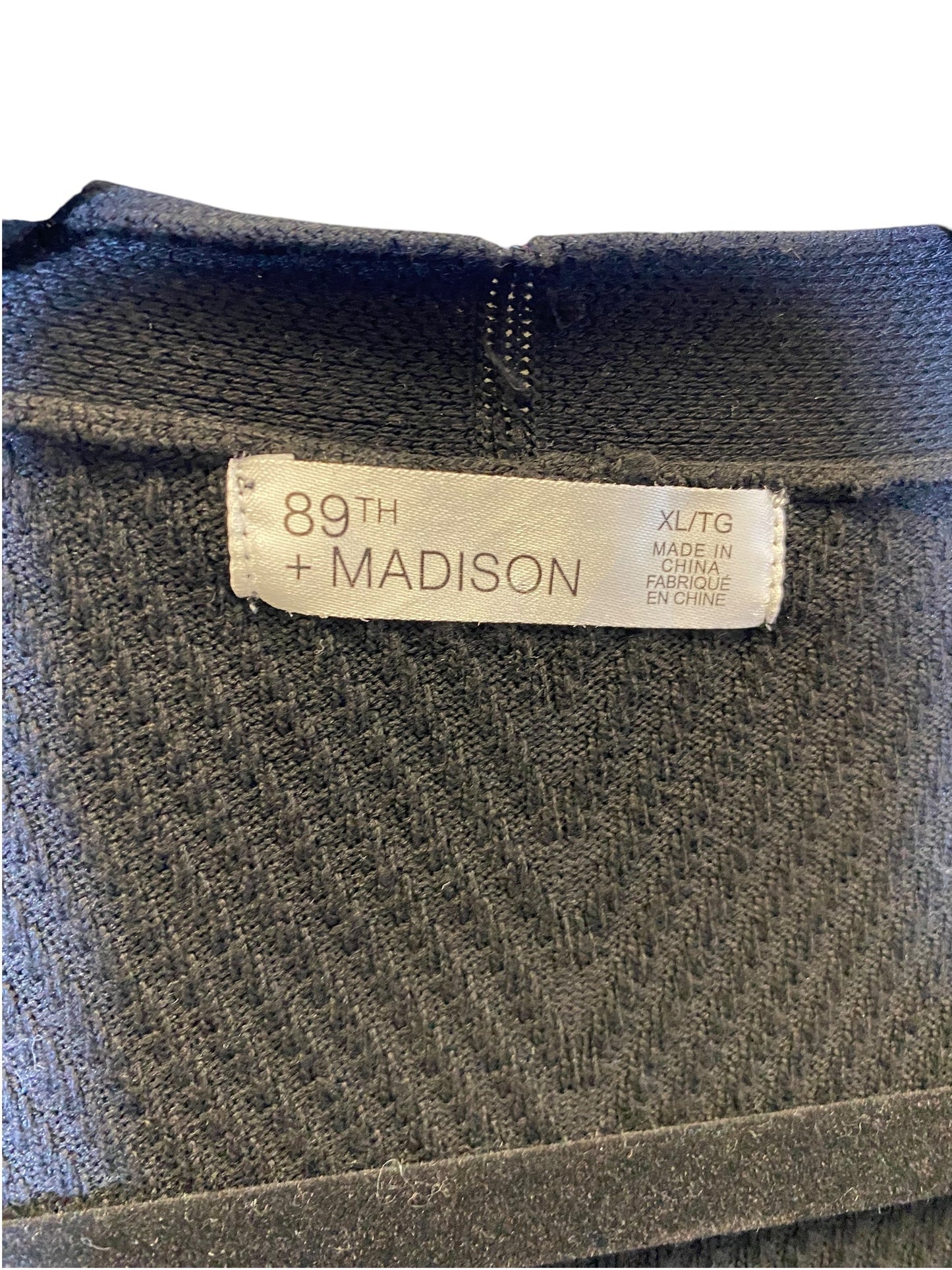 Sweater By 89th And Madison In Black, Size: Xl