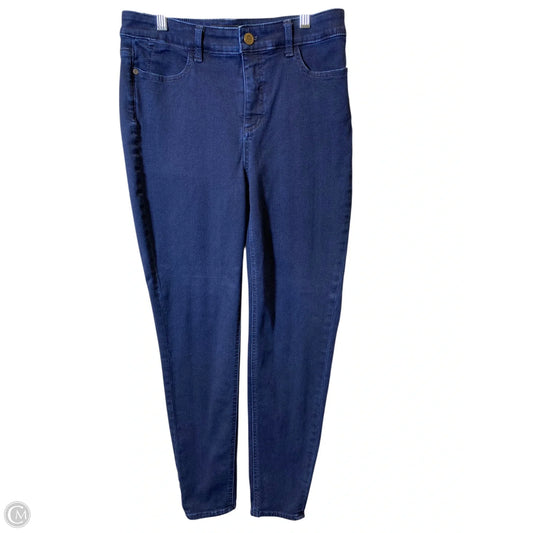 Jeans Skinny By Talbots In Blue Denim, Size: 10