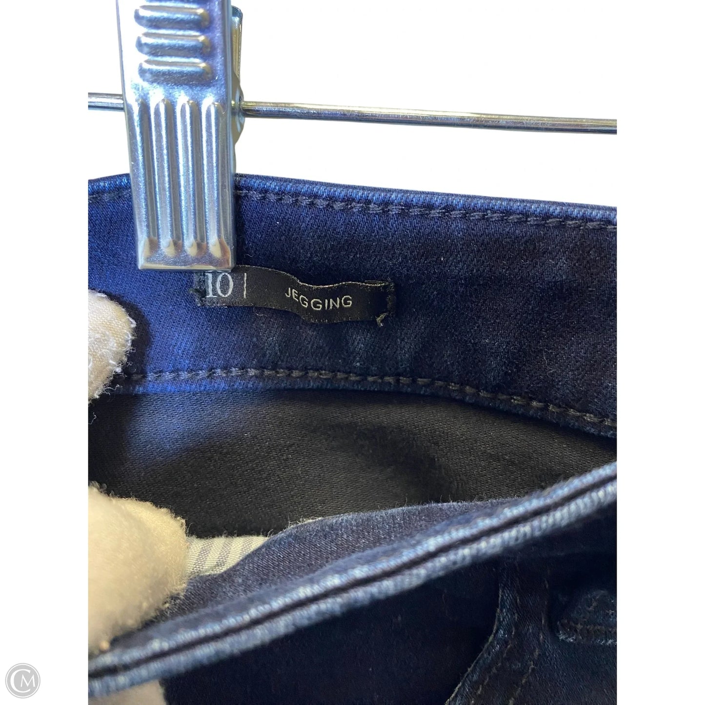 Jeans Skinny By Talbots In Blue Denim, Size: 10