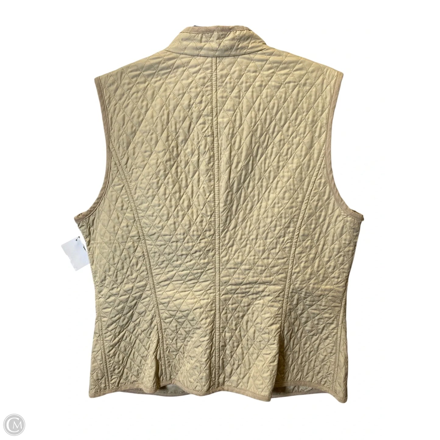 Vest Other By Talbots In Tan, Size: L