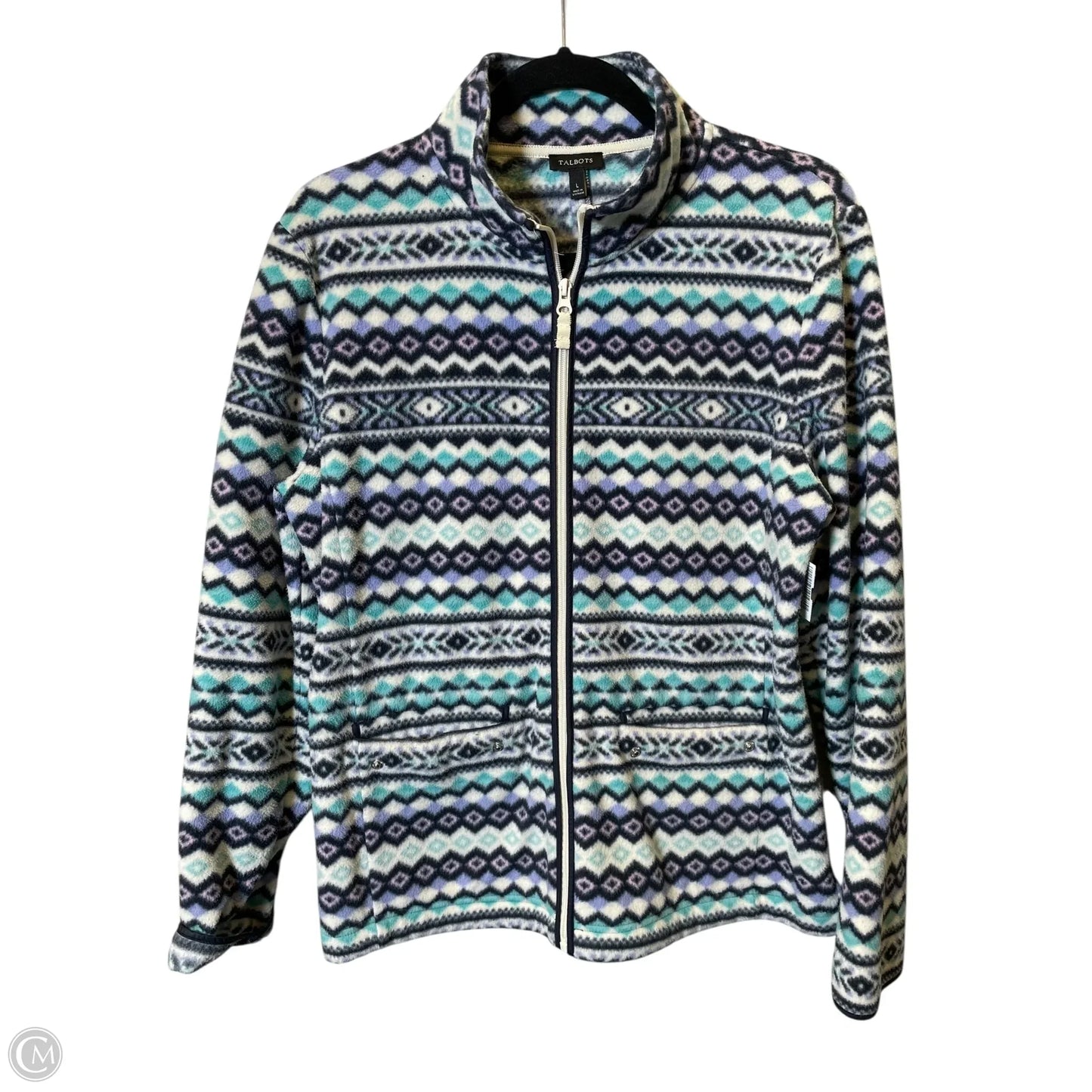 Jacket Other By Talbots In Multi-colored, Size: L