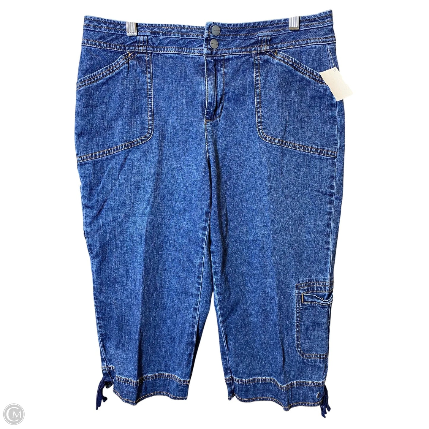Capris By Coldwater Creek In Blue Denim, Size: 10p