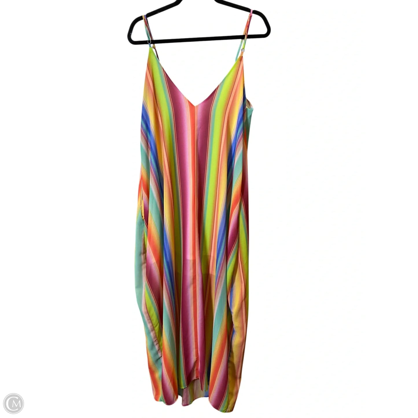 Dress Casual Maxi By Clothes Mentor In Multi-colored, Size: M