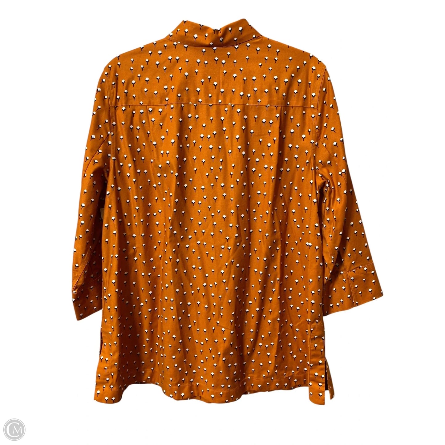 Blouse 3/4 Sleeve By Chicos In Multi-colored, Size: 12