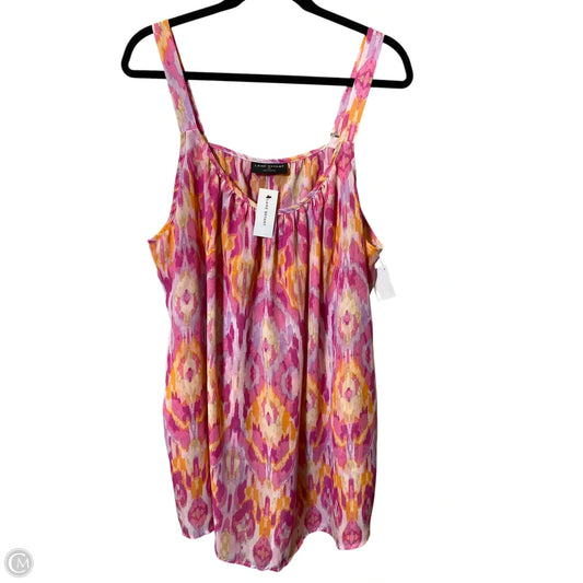 Top Sleeveless By Lane Bryant In Multi-colored, Size: 3x