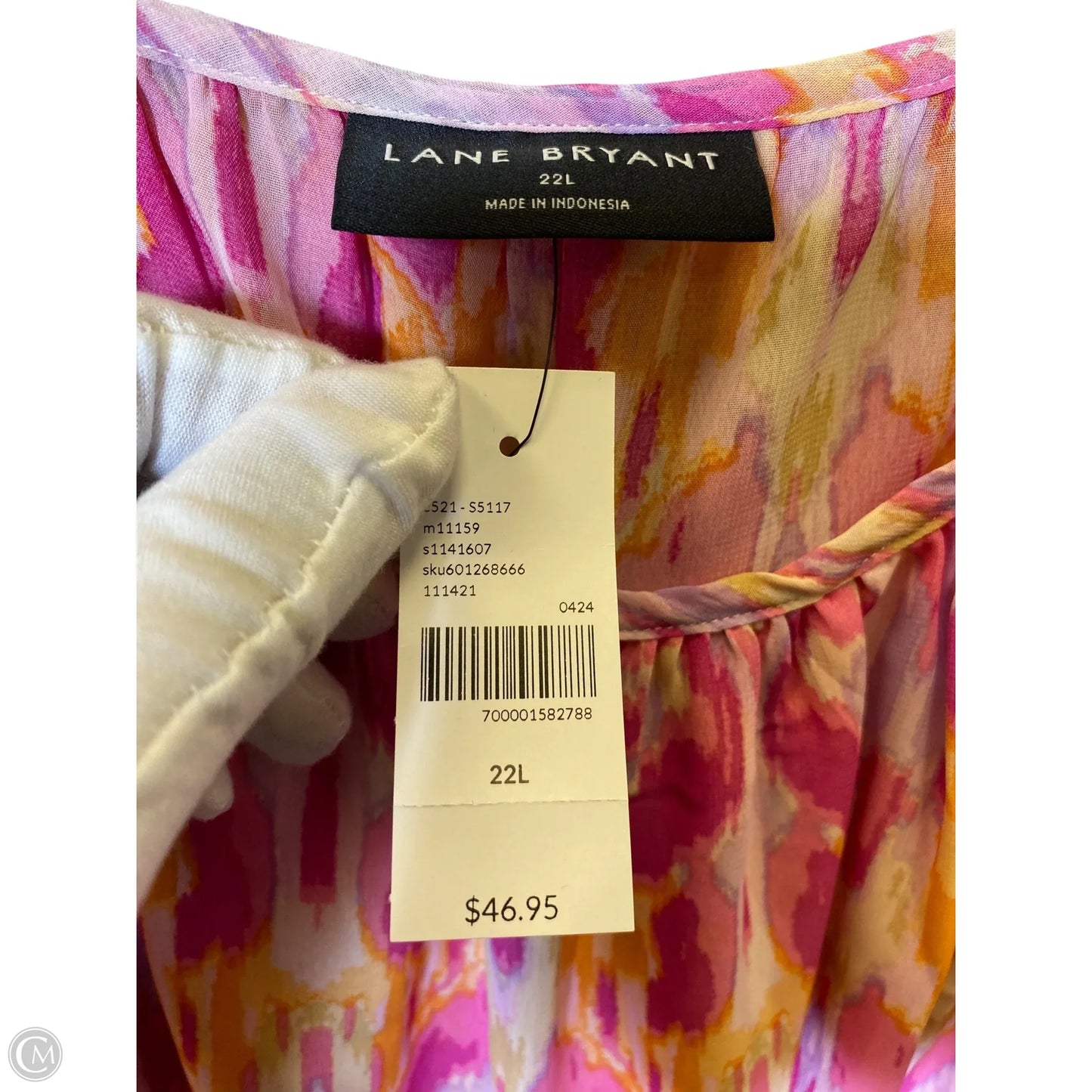 Top Sleeveless By Lane Bryant In Multi-colored, Size: 3x