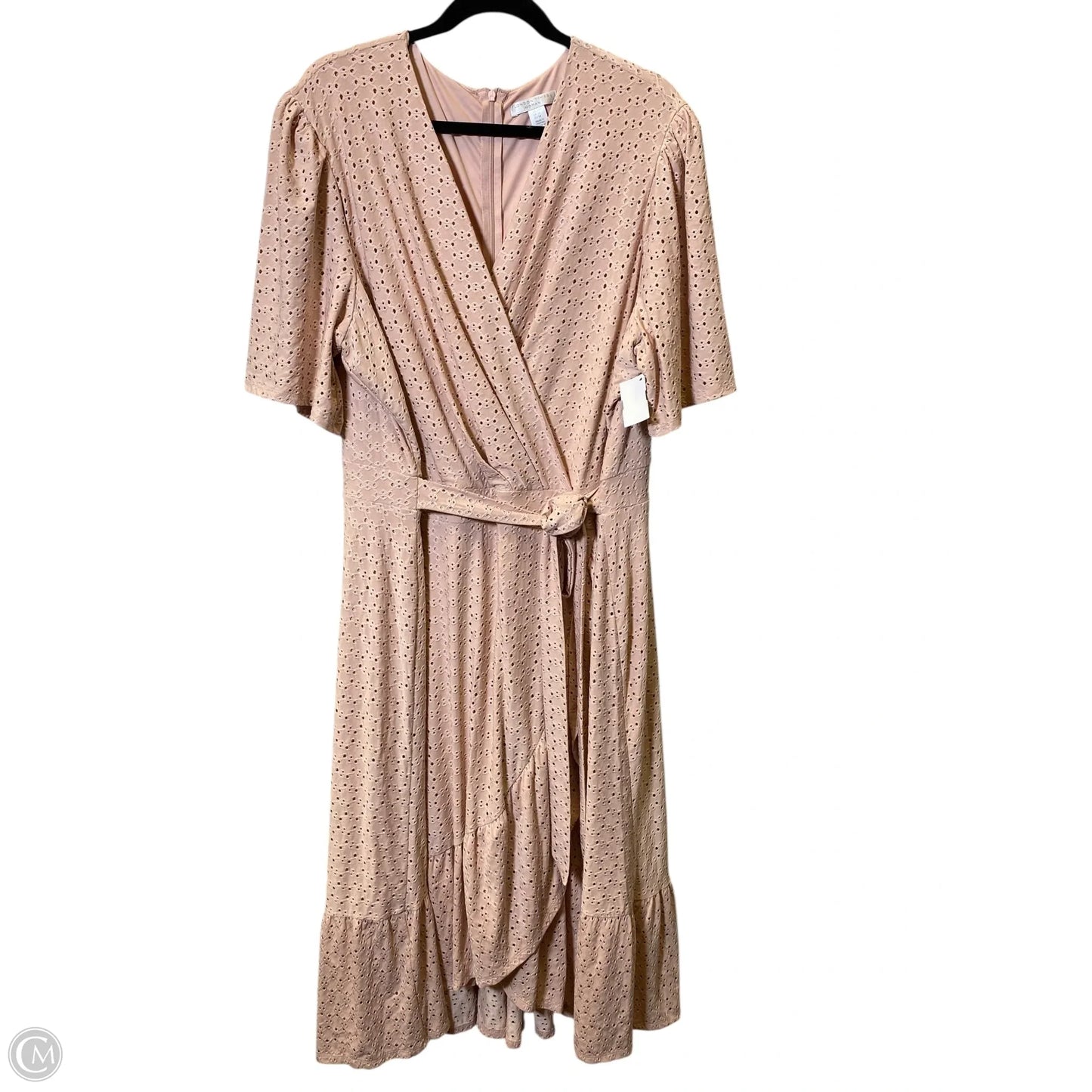 Dress Casual Maxi By London Times In Peach, Size: 24W