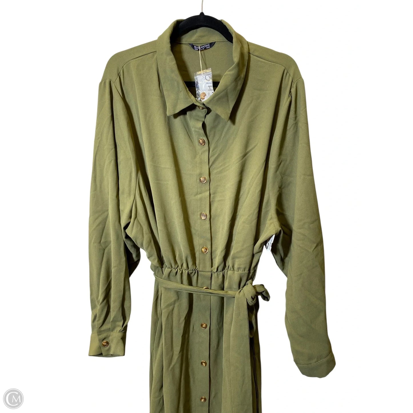 Dress Casual Maxi By Clothes Mentor In Green, Size: 26