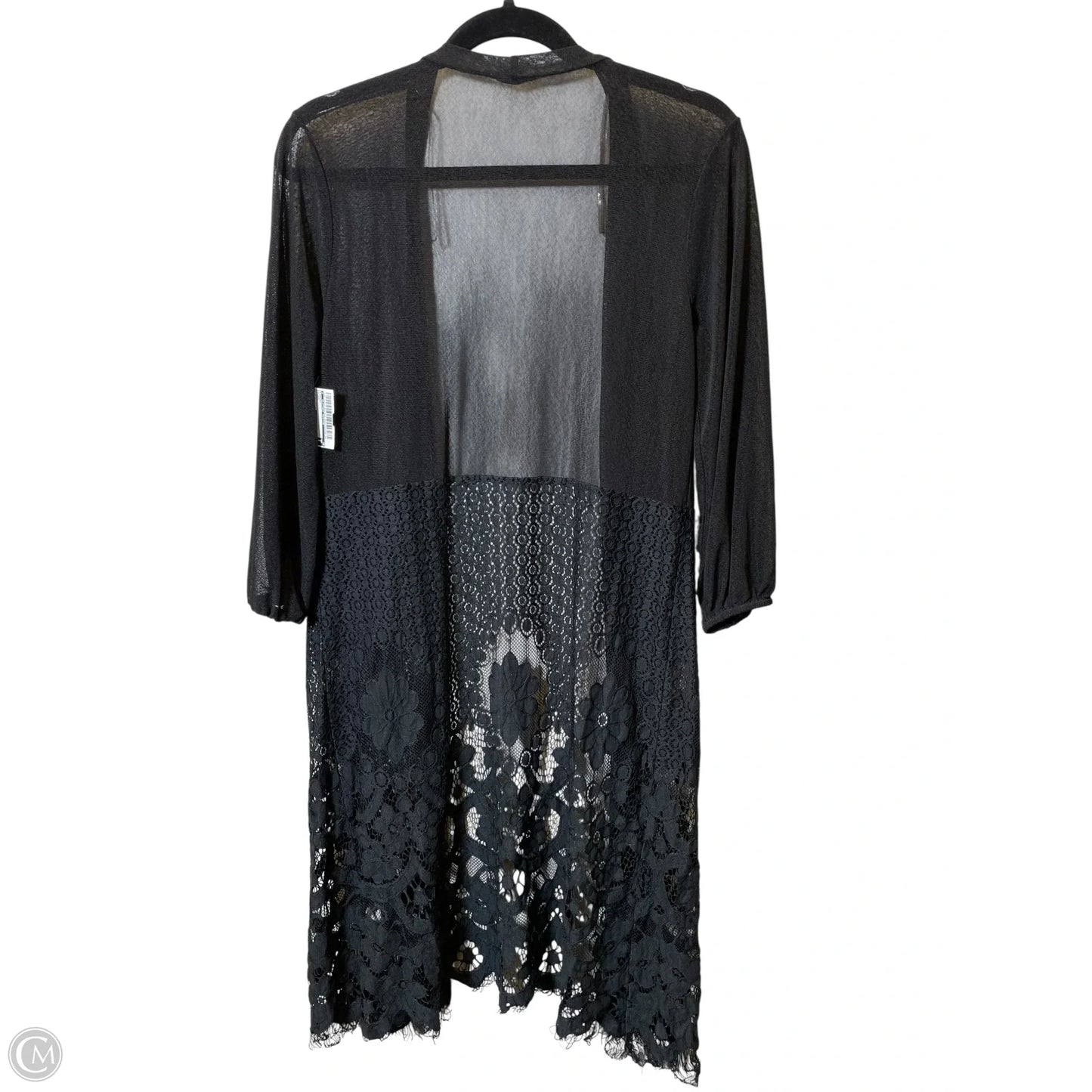 Kimono By Clothes Mentor In Black, Size: M
