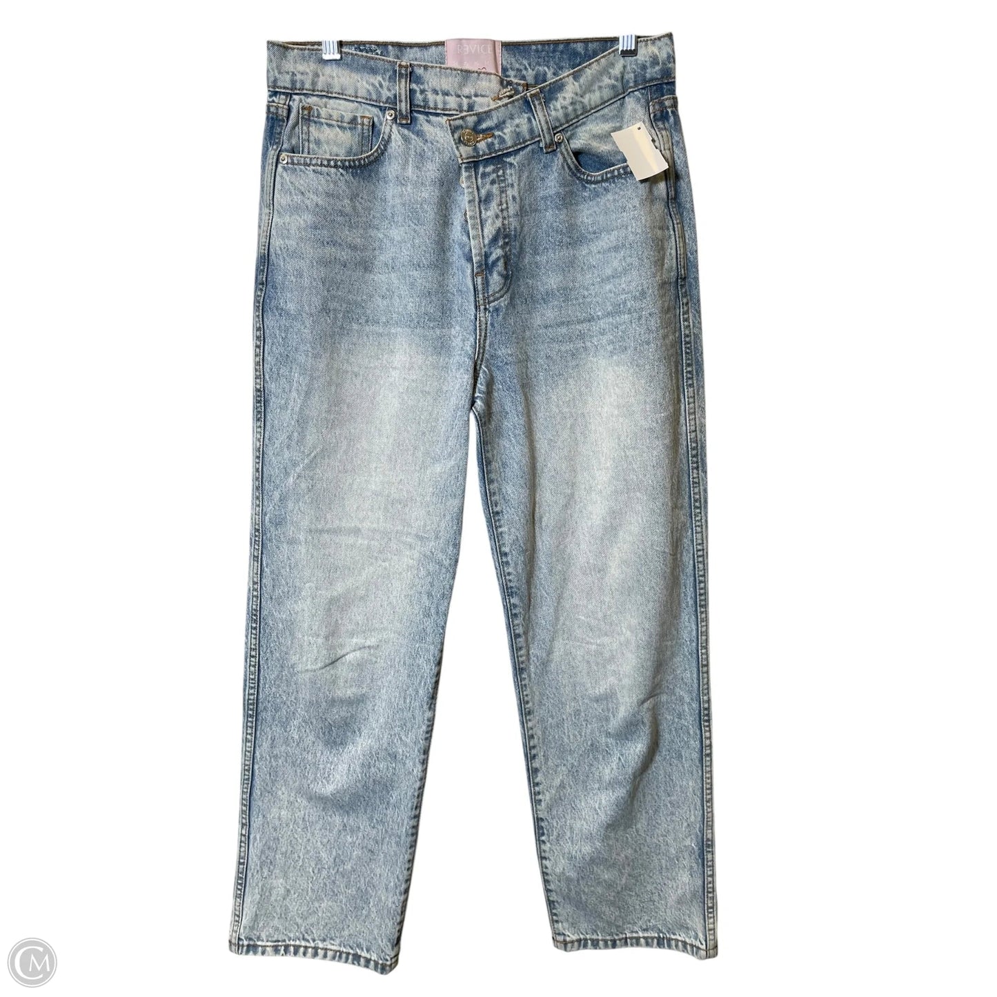 Jeans Straight By Clothes Mentor In Blue Denim, Size: 12