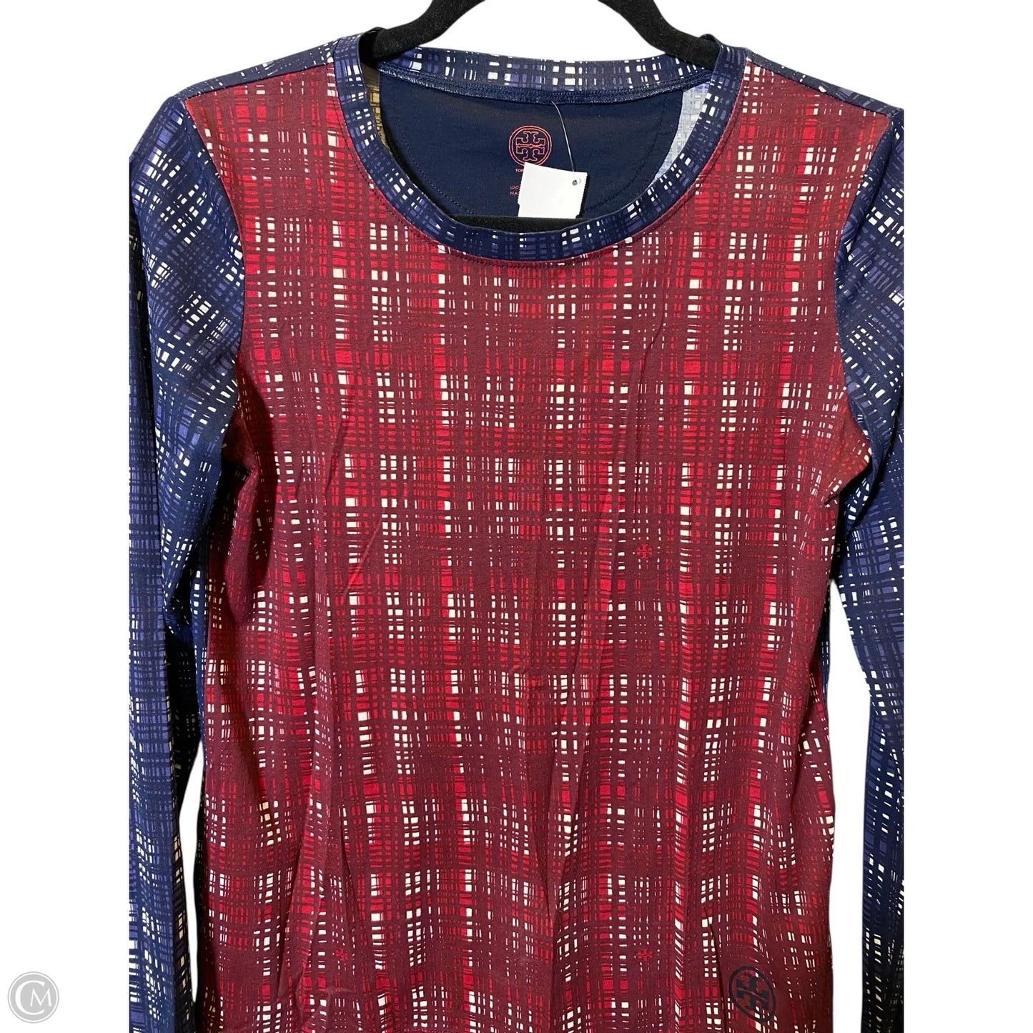 Top Long Sleeve Designer By Tory Burch In Multi-colored, Size: S