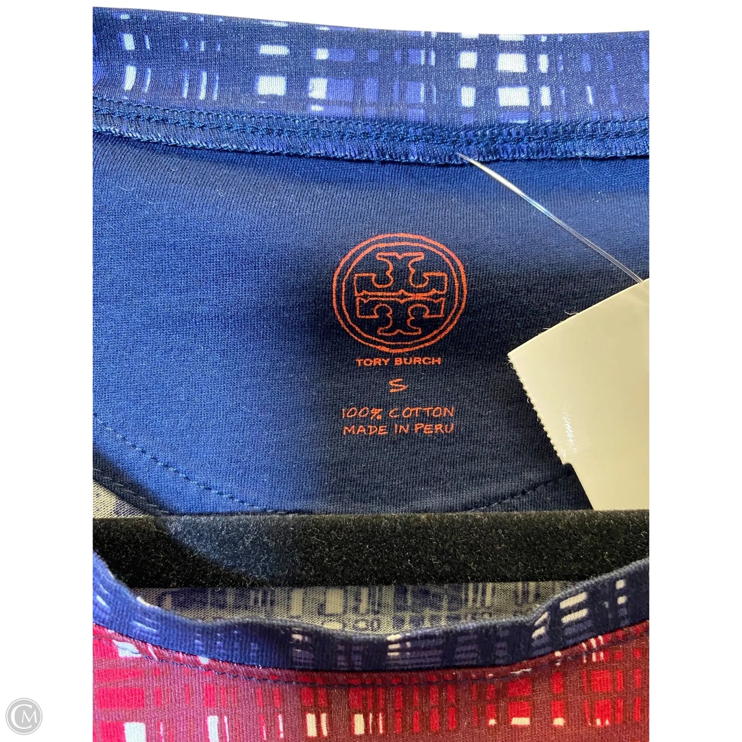 Top Long Sleeve Designer By Tory Burch In Multi-colored, Size: S