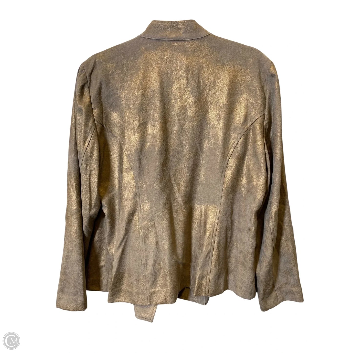 Jacket Other By Chicos In Gold, Size: L