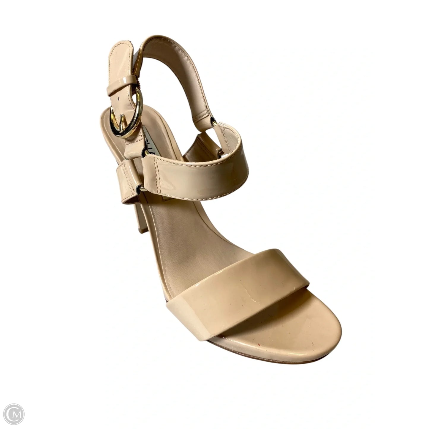 Shoes Designer By Karl Lagerfeld In Beige, Size: 8