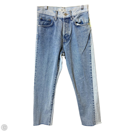 Jeans Straight By Mng In Blue Denim, Size: 2