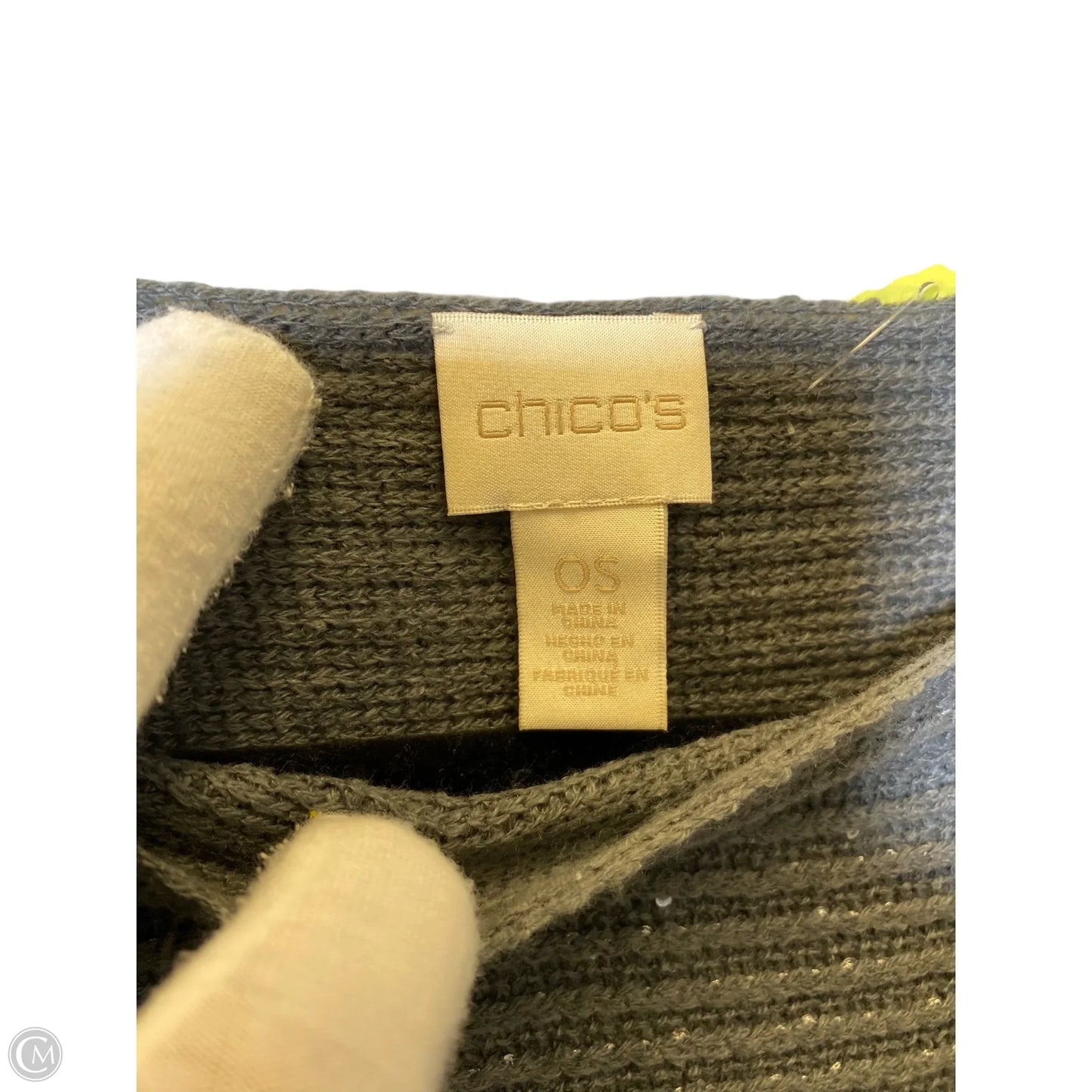 Scarf Winter By Chicos In Grey, Size OS