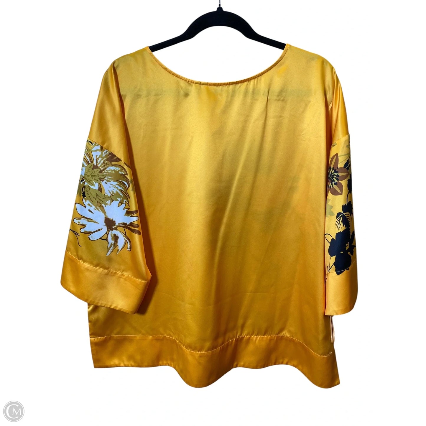 Top Short Sleeve By Soft Surroundings In Multi-colored, Size: L