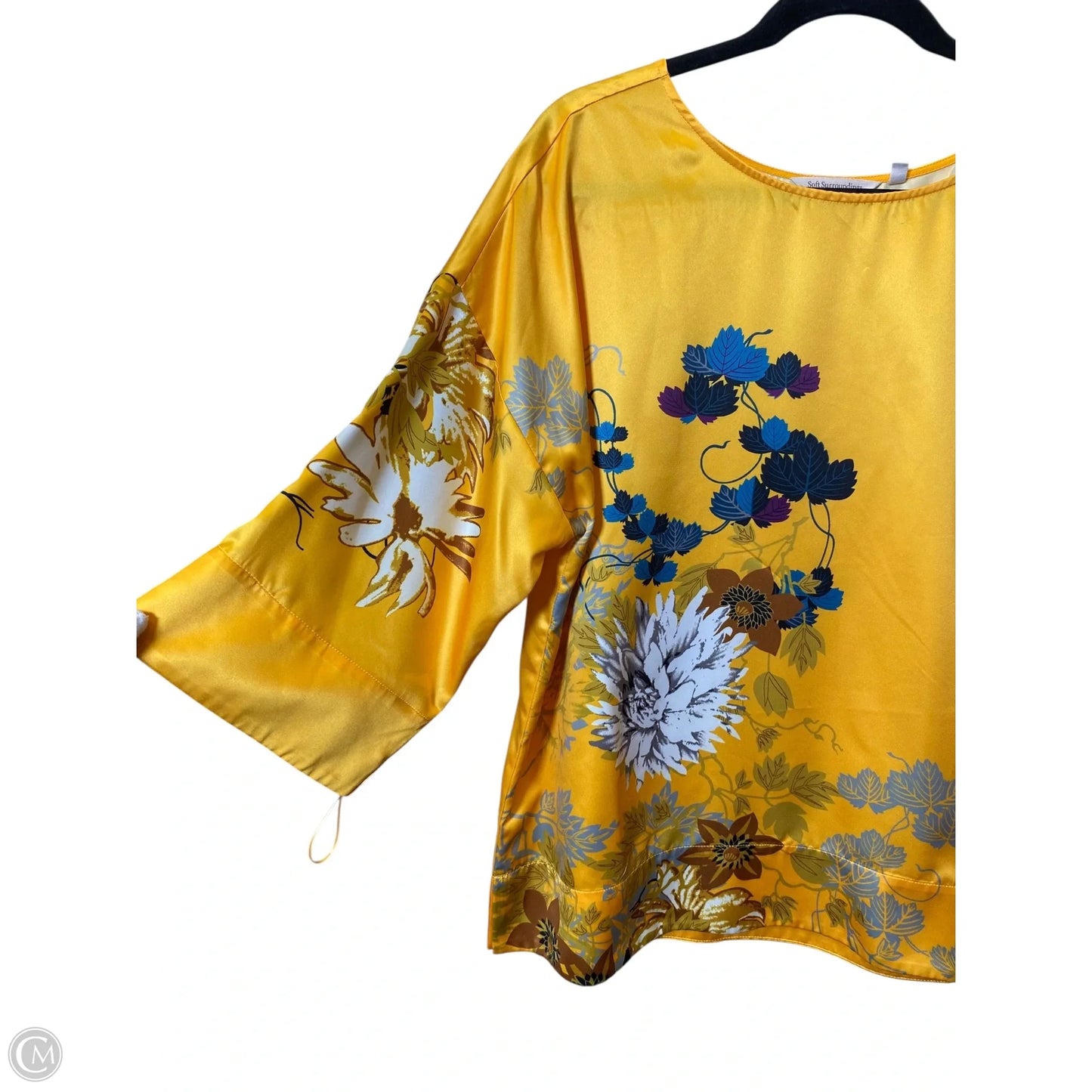 Top Short Sleeve By Soft Surroundings In Multi-colored, Size: L