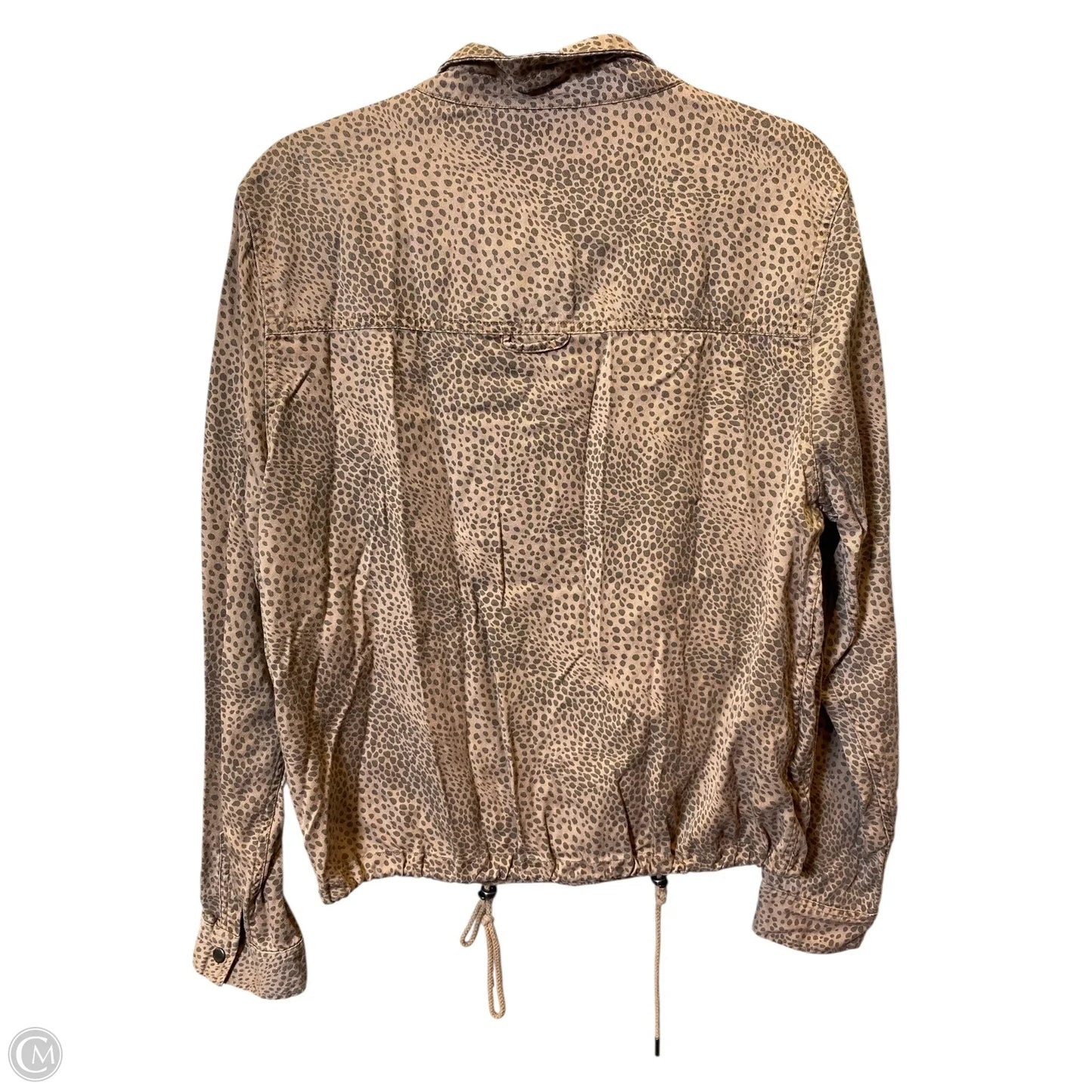 Jacket Moto By Bke In Animal Print, Size: L