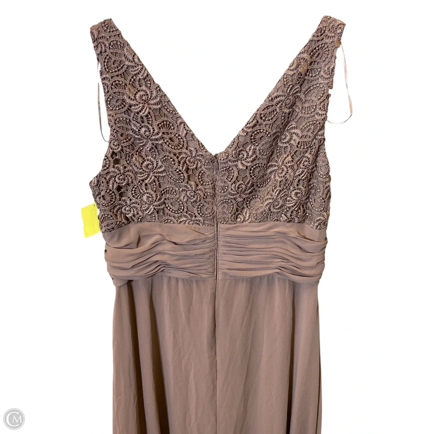 Dress Casual Maxi By Clothes Mentor In Beige, Size: 16