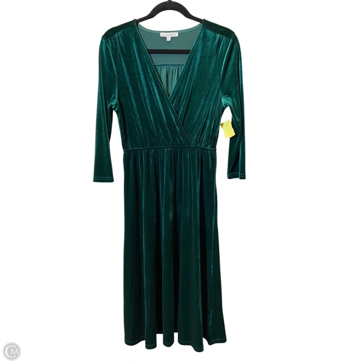 Dress Casual Midi By See And Be Seen In Green, Size: S
