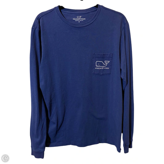 Top Long Sleeve By Vineyard Vines In Navy, Size: S
