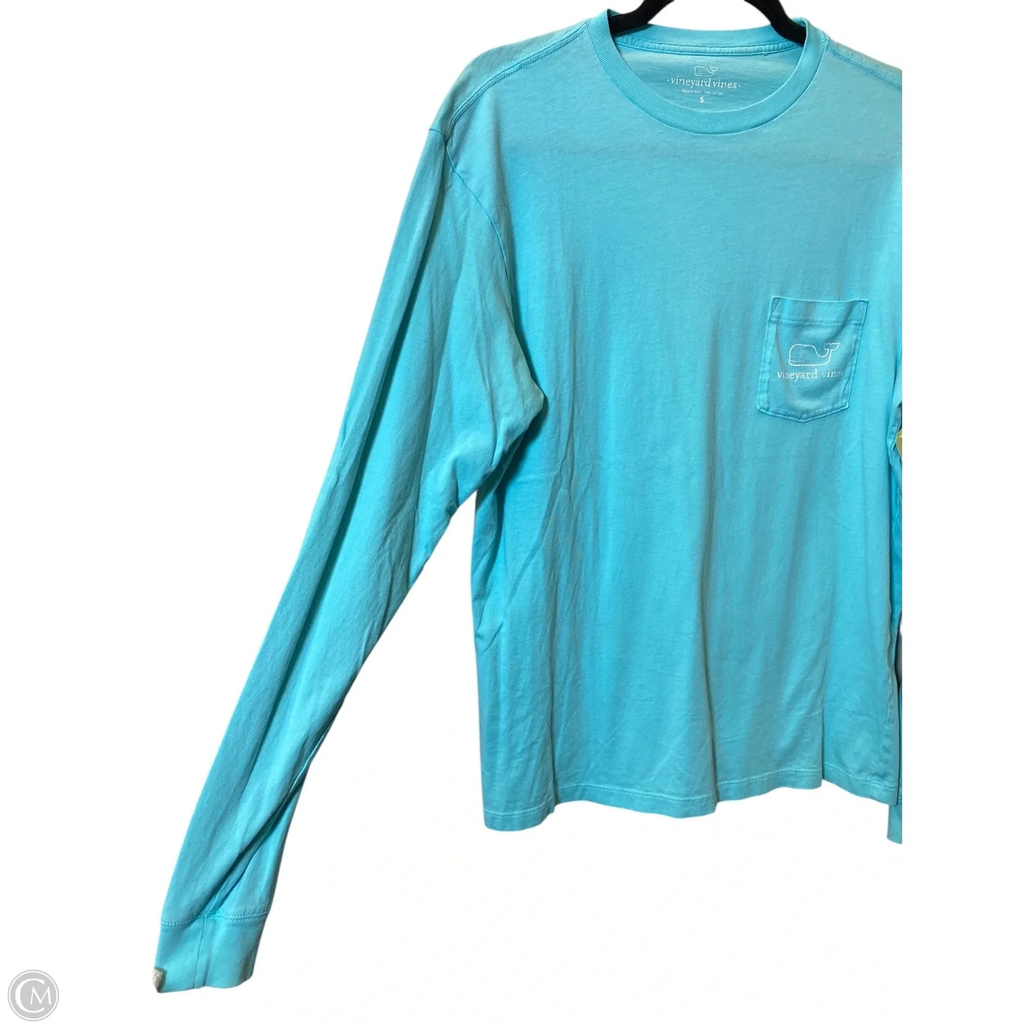 Top Long Sleeve By Vineyard Vines In Teal, Size: S