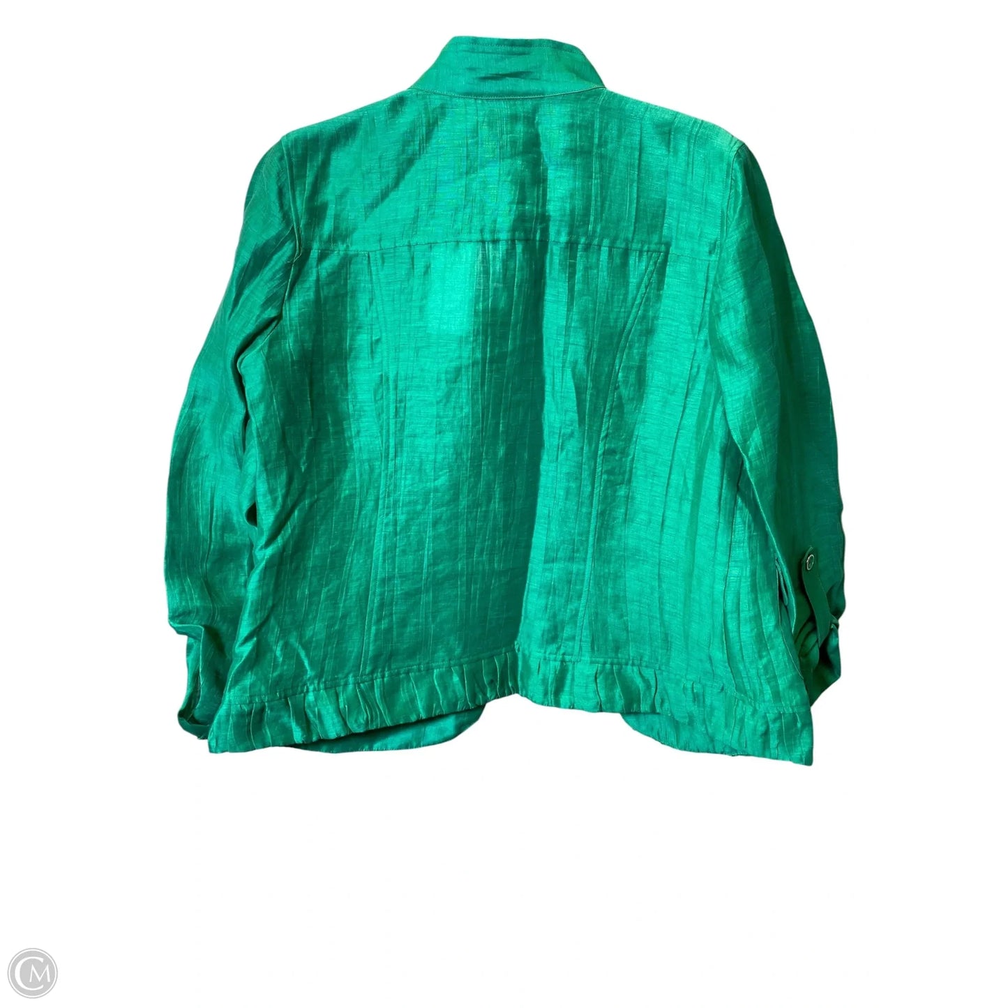 Blazer By Chicos In Green, Size: M