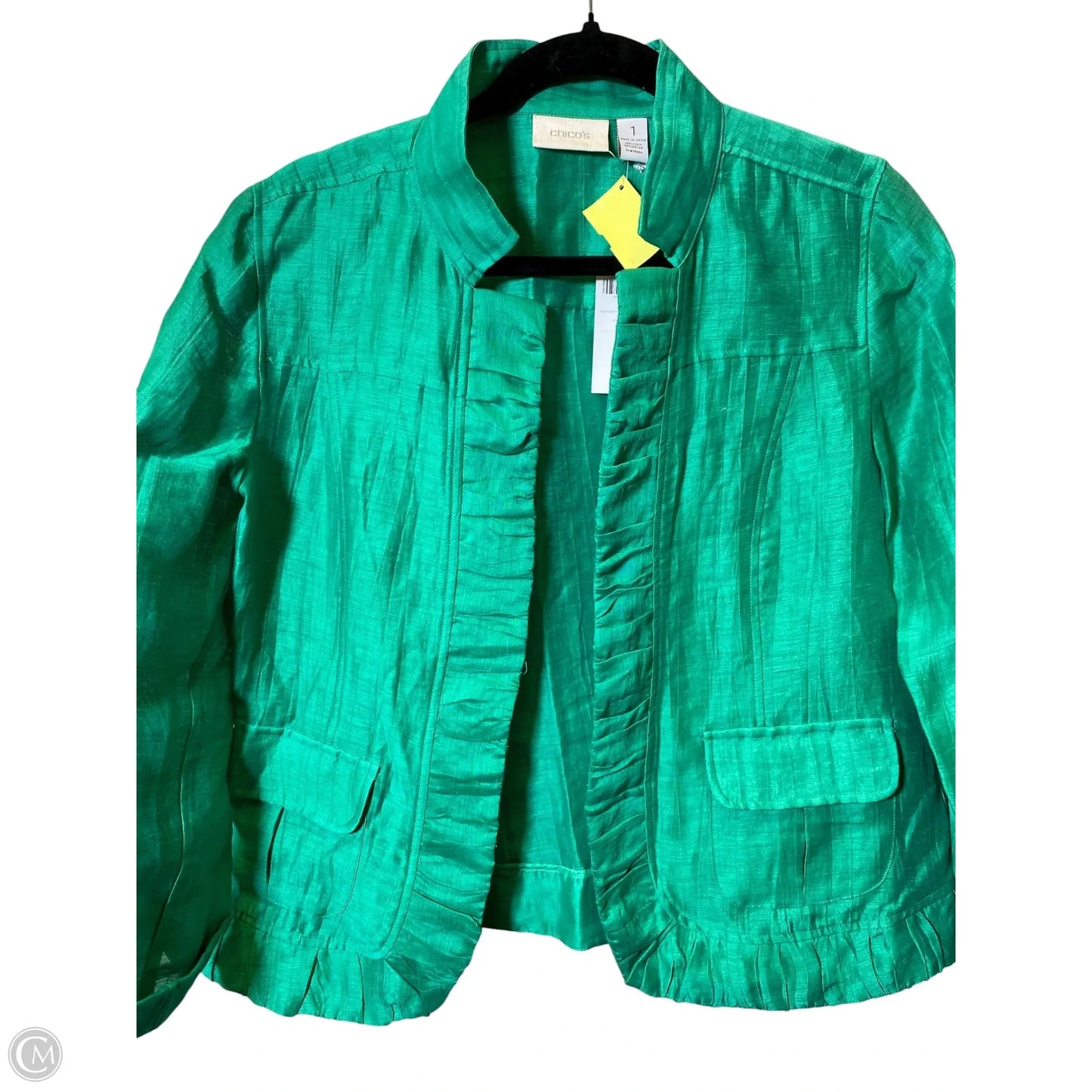 Blazer By Chicos In Green, Size: M