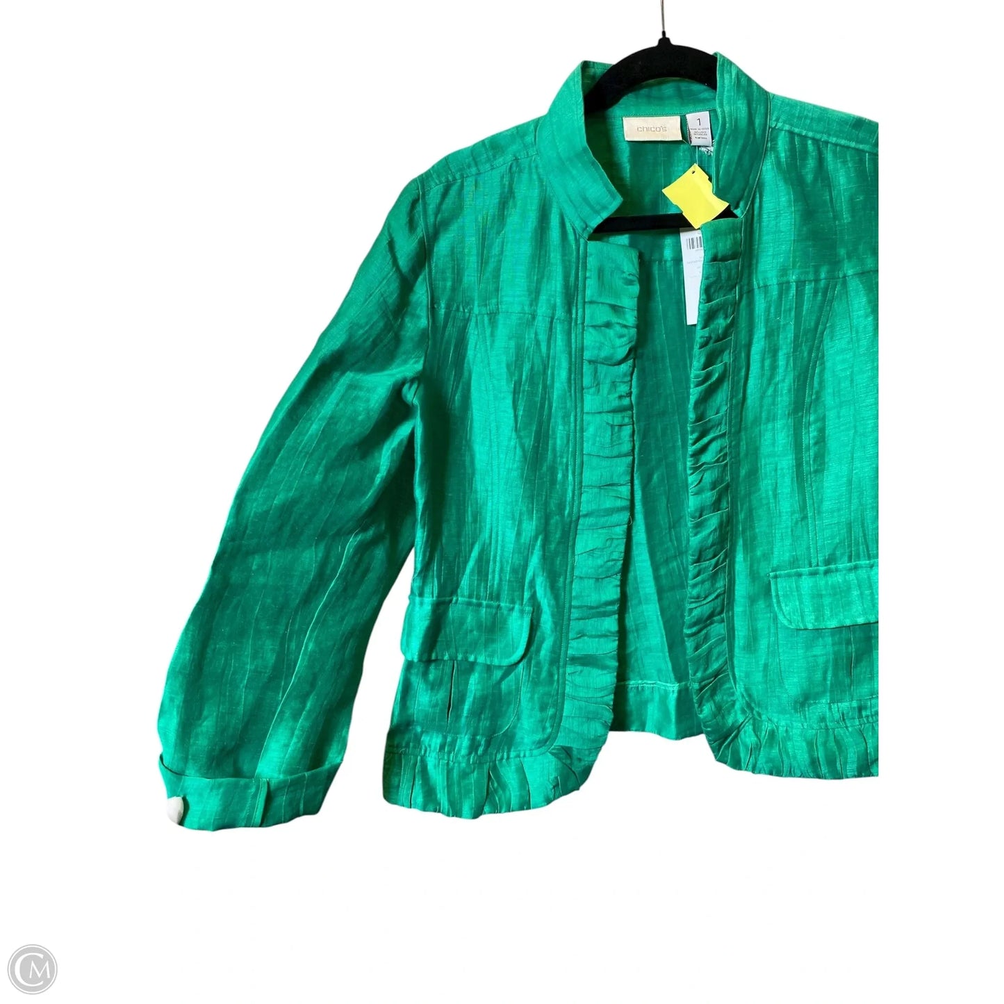 Blazer By Chicos In Green, Size: M