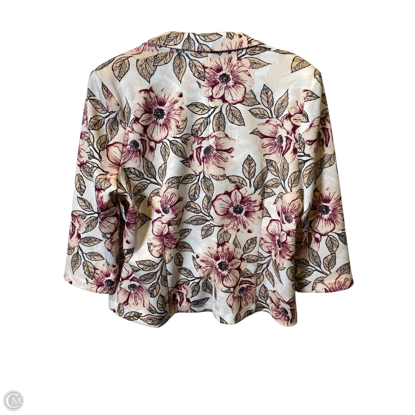Blazer By New York And Co In Floral Print, Size: Xl
