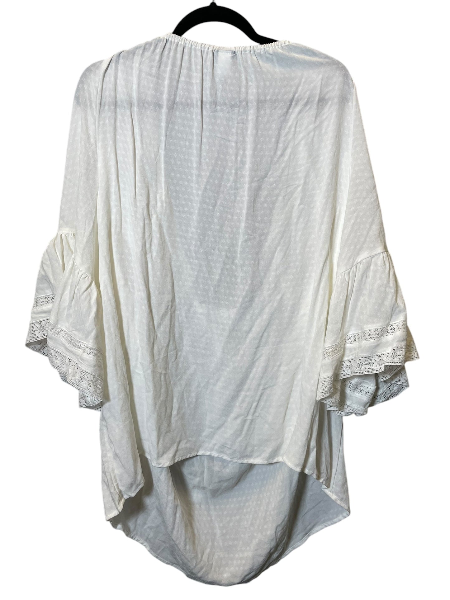 Top 3/4 Sleeve By Torrid In Beige, Size: 3x