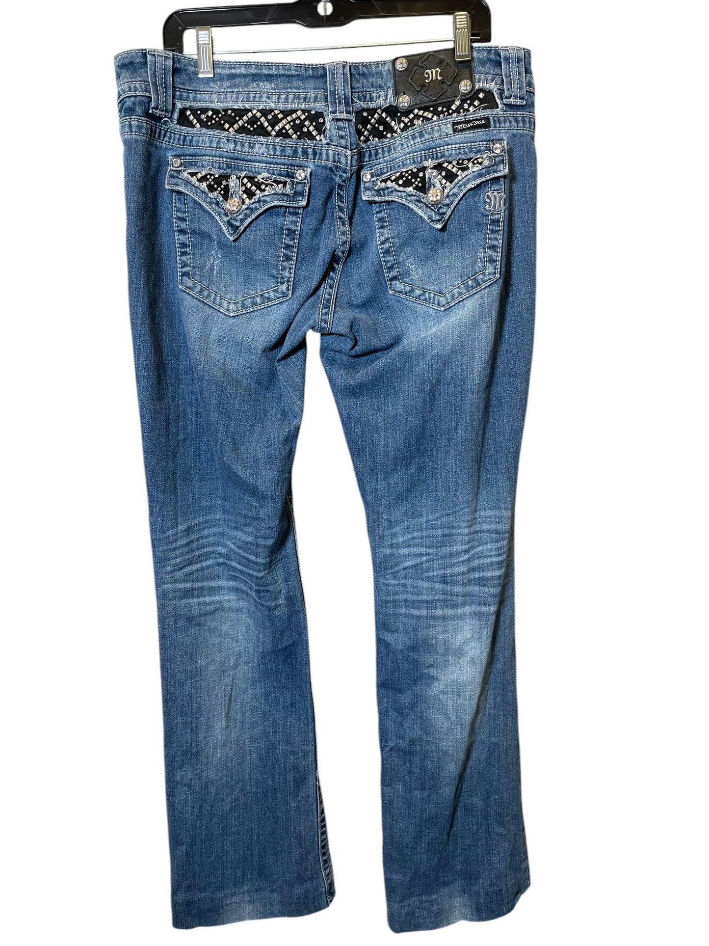 Jeans Boot Cut By Miss Me In Blue, Size: 18