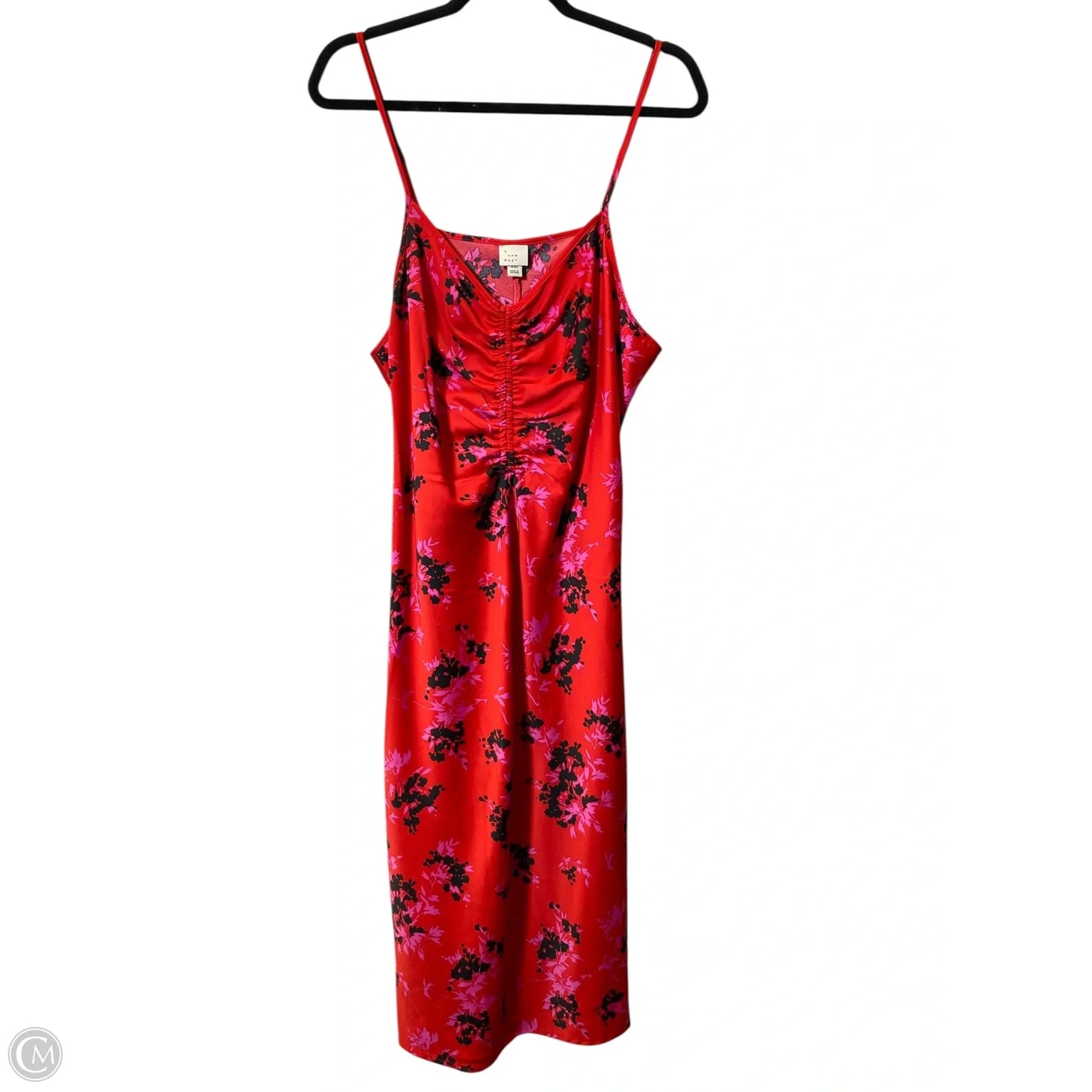 Dress Casual Midi By A New Day In Multi-colored, Size: Xxl