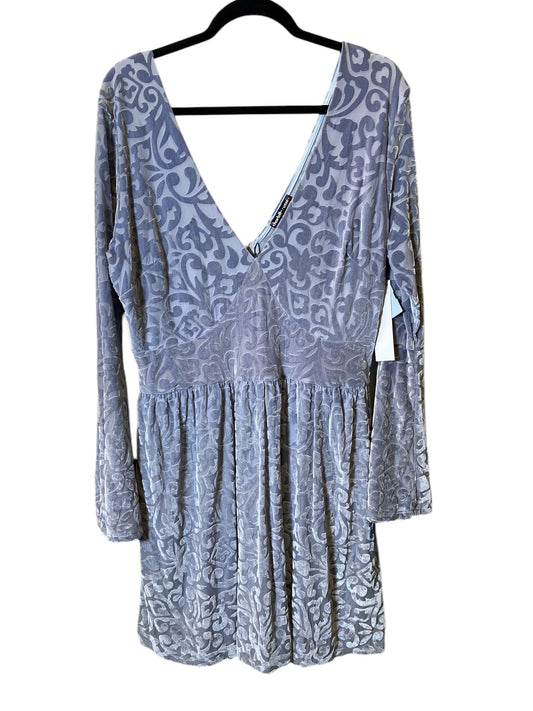 Dress Casual Midi By Charlotte Russe In Blue, Size: 1x