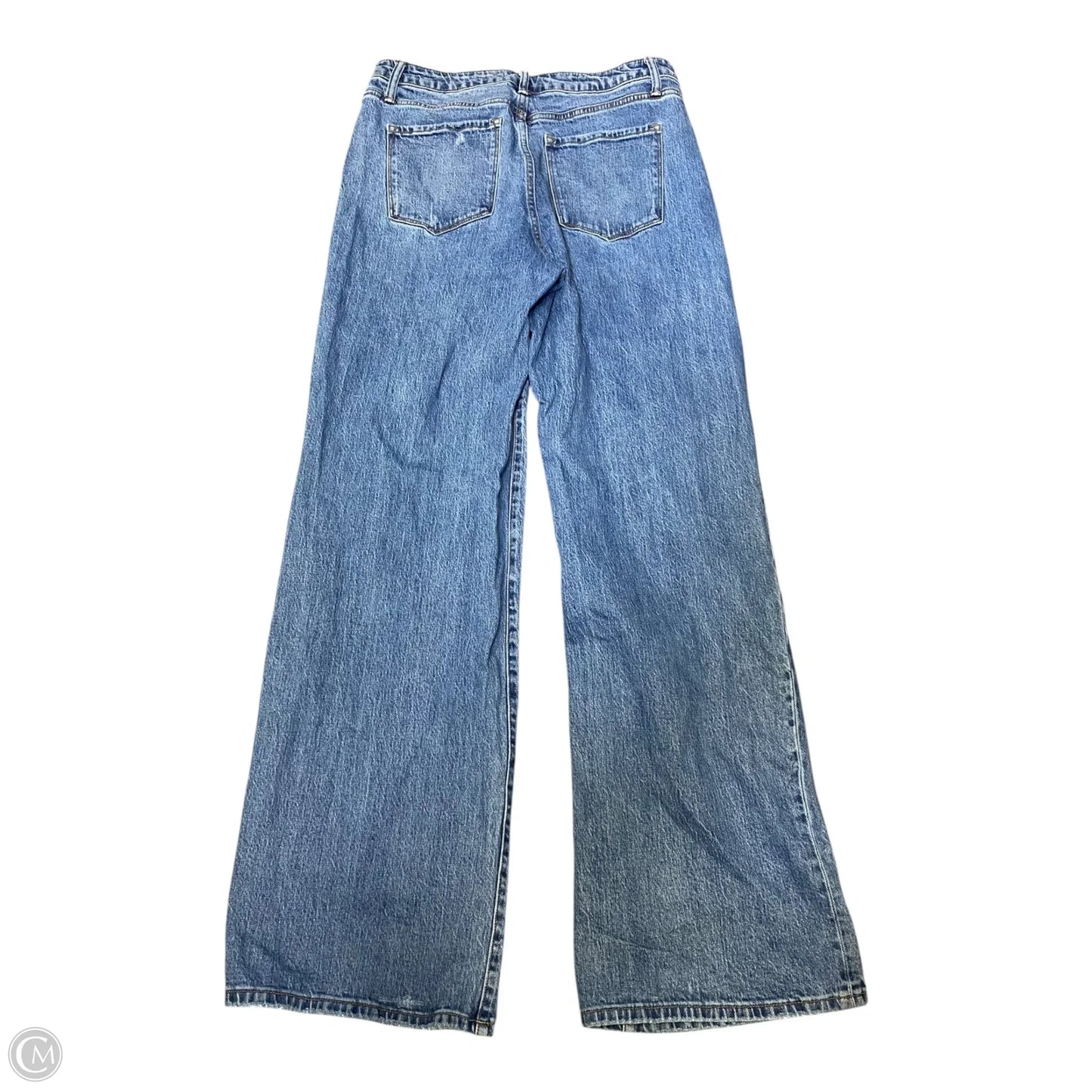 Jeans Wide Leg By Verve In Blue Denim, Size: 12