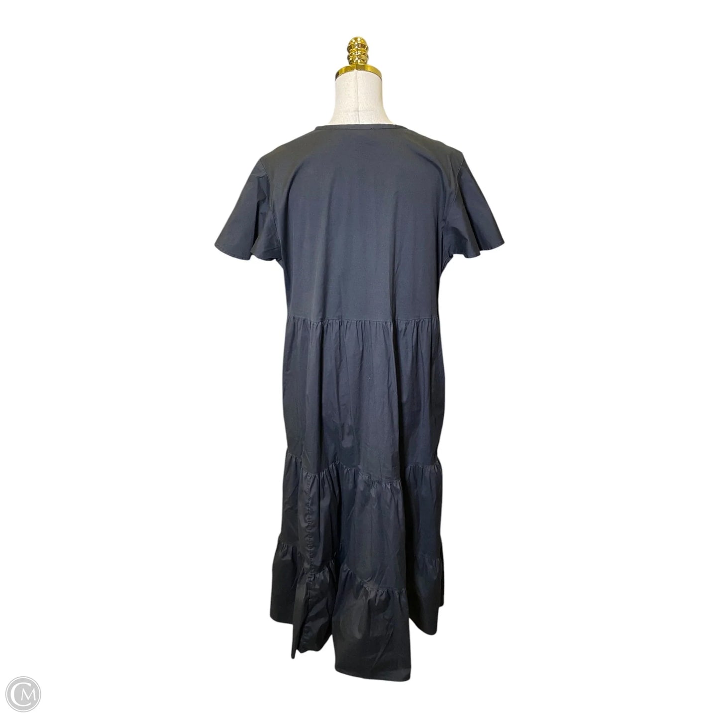 Dress Casual Maxi By Chicos In Black, Size: L