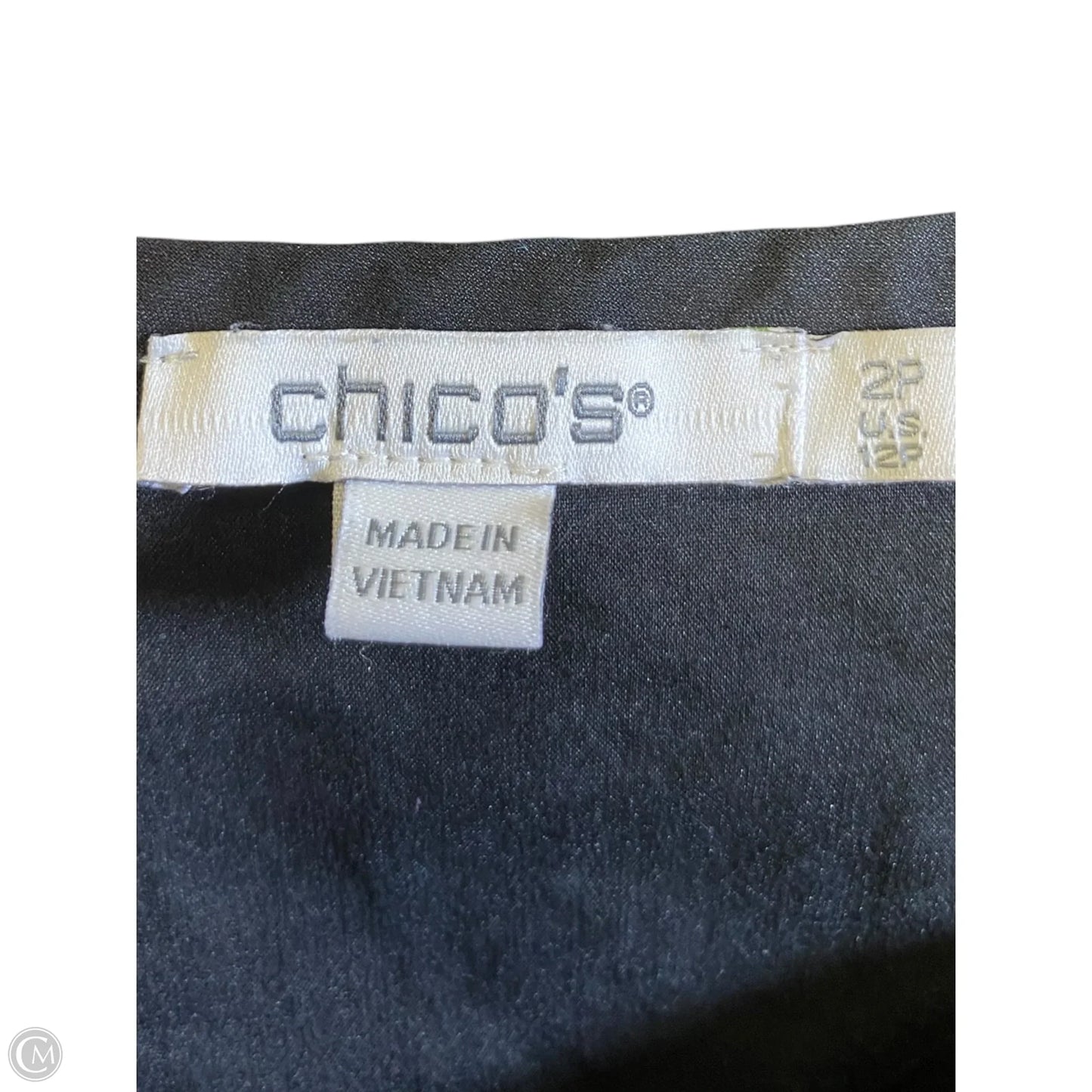 Dress Casual Maxi By Chicos In Black, Size: L