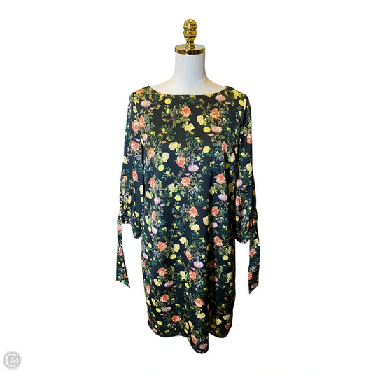 Dress Casual Midi By Banana Republic In Floral Print, Size: 10