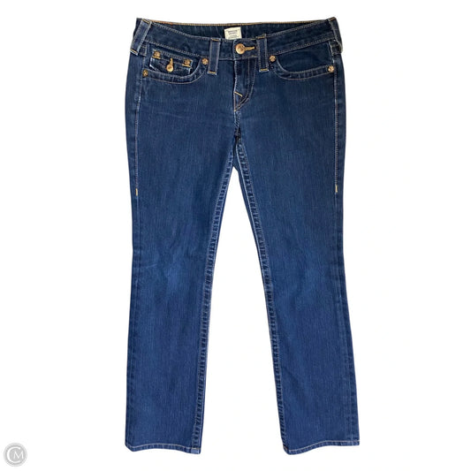 Jeans Boot Cut By True Religion In Blue Denim, Size: 10