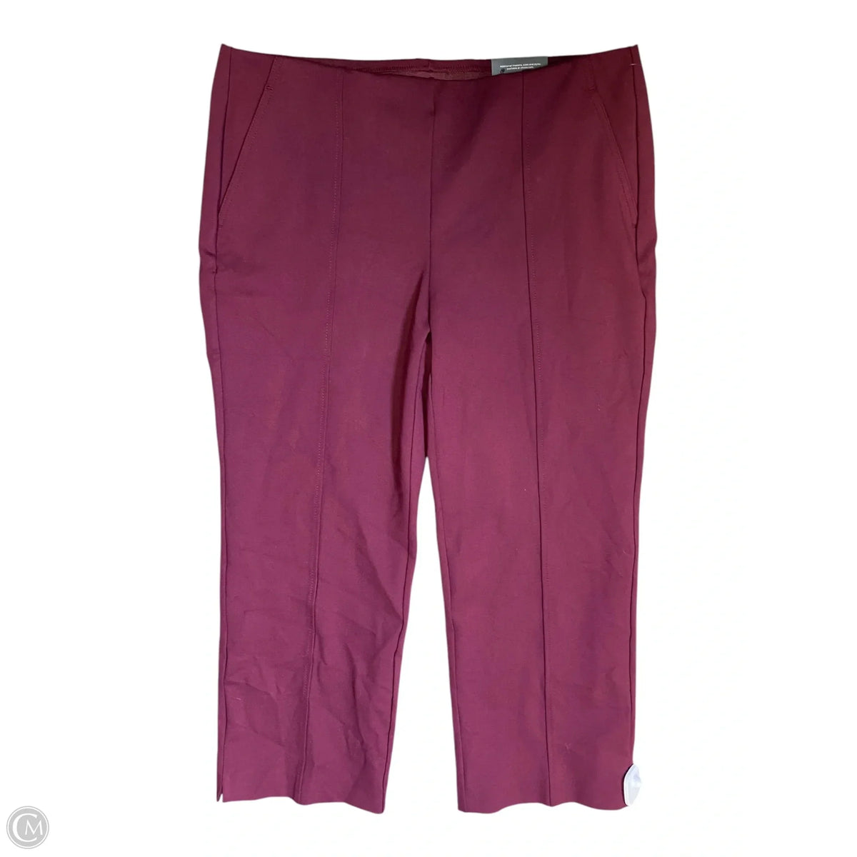 Pants Dress By Chicos In Maroon, Size: 16